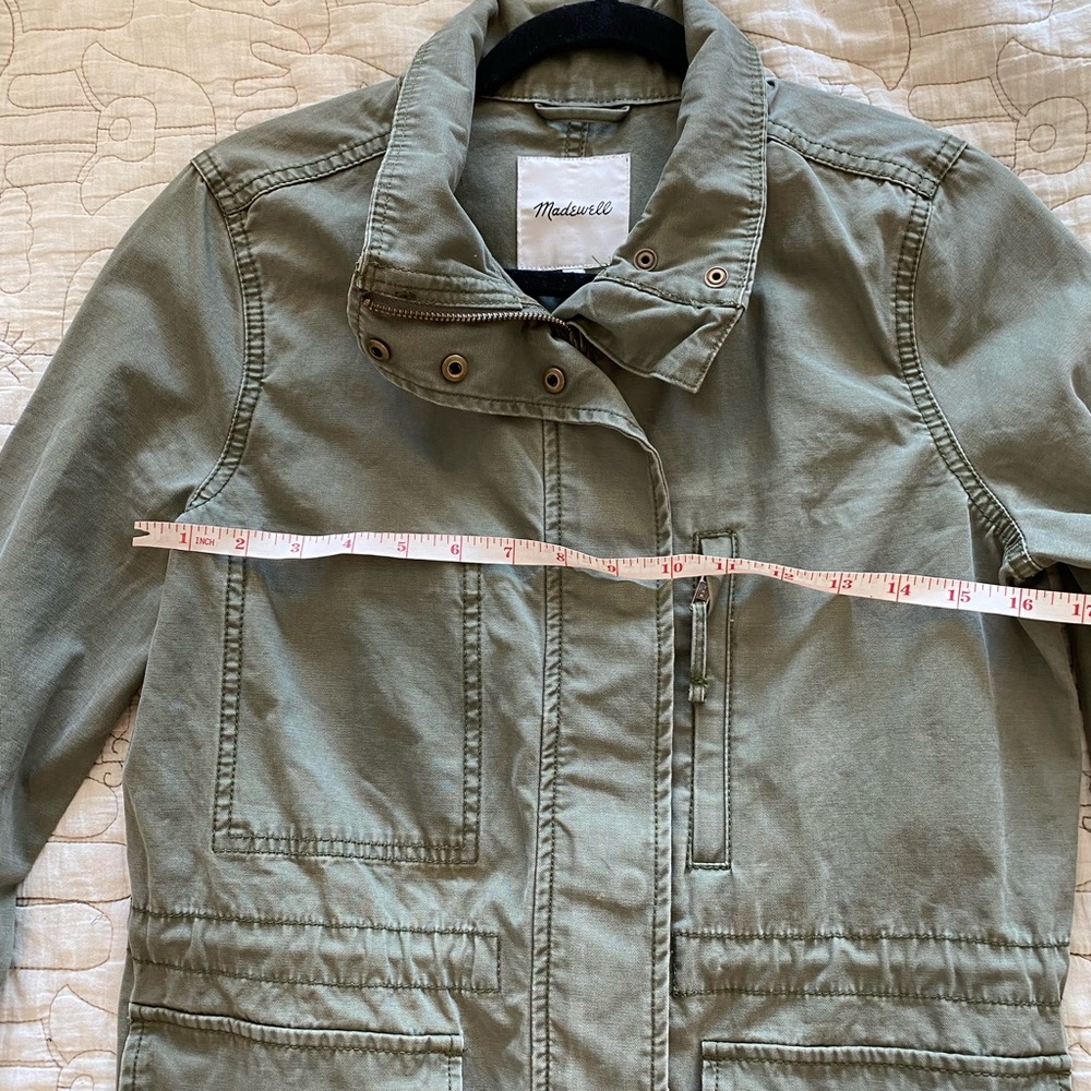 Flattering Military Style Jacket - Picture 8 of 10